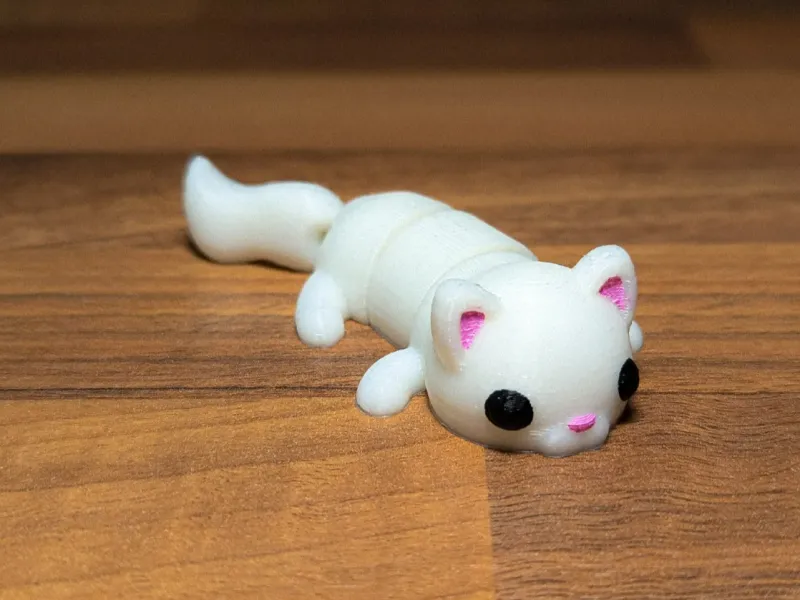 adorable articulated cat