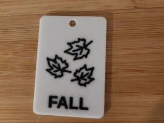 Fall Tag