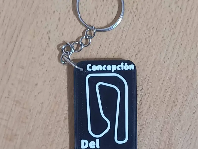 Concepción del Uruguay Circuit Keychain