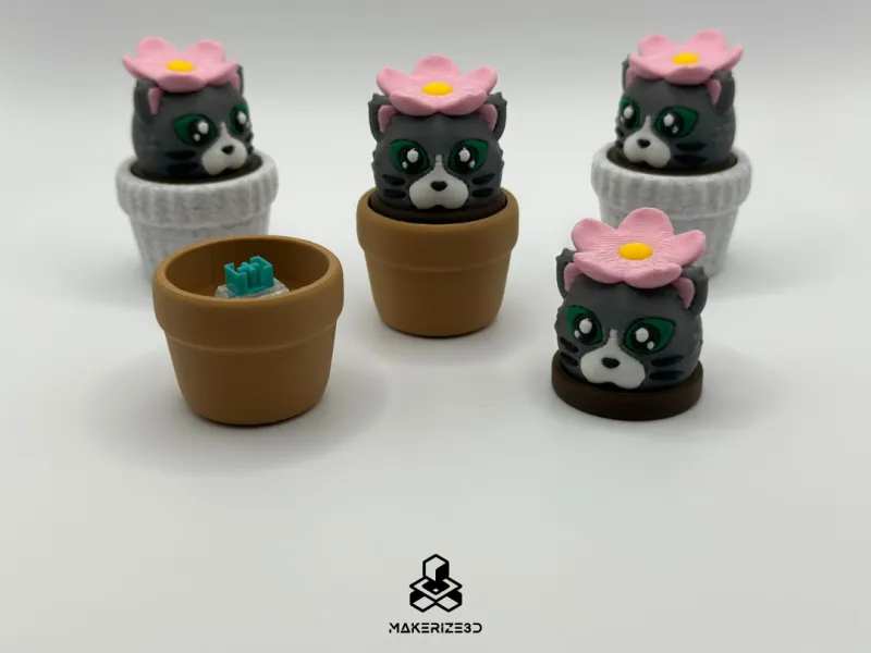 Potted Kitty Clicker