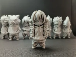 Chibi Anime Hood Series Mitsuri Kanroji Demon Slayer