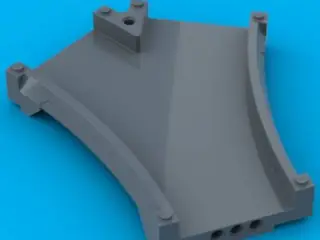 Lego Track System Y-shaped Track 18 x 16 x 2
