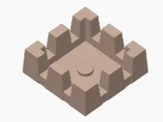 Almena cuadrada 3x3