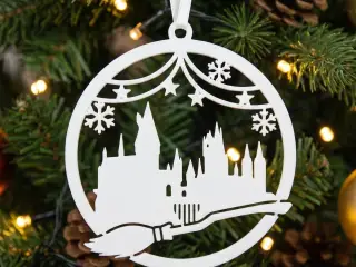 christmas harry potter ornament
