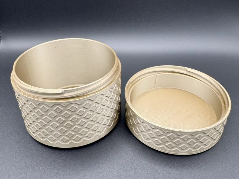 100mm Quick-Twist Storage Jar with Diamond Grip | No Support