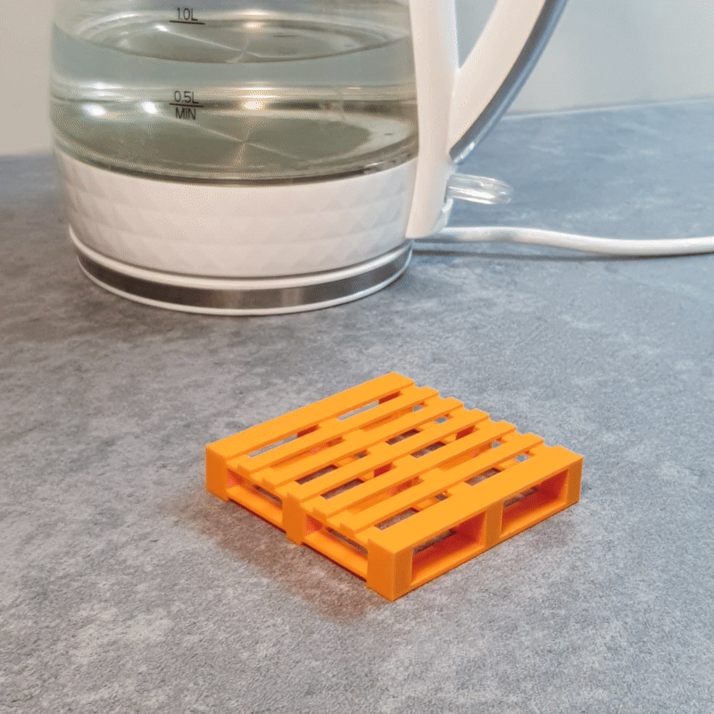 Pallet-Style Drink Coaster