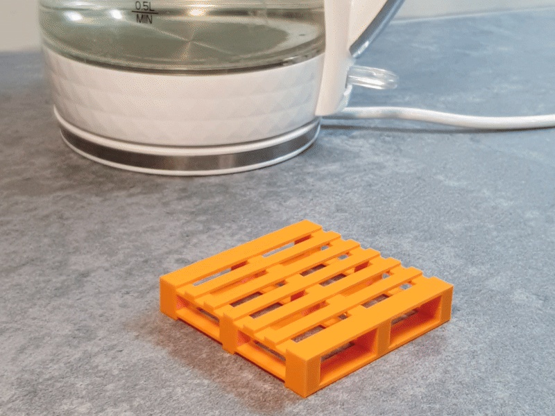 Pallet-Style Drink Coaster