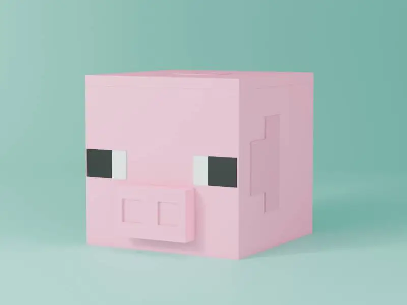 ALCANCIA CERDITO (MINECRAFT)