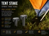3D Printed Tent Stake Anchor – Screw & Clip Versions-0