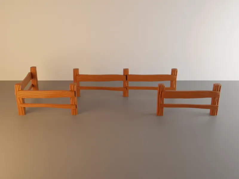 Houten hekken - DND-terrein