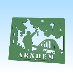 wallart tribute to red devils arhnem-0