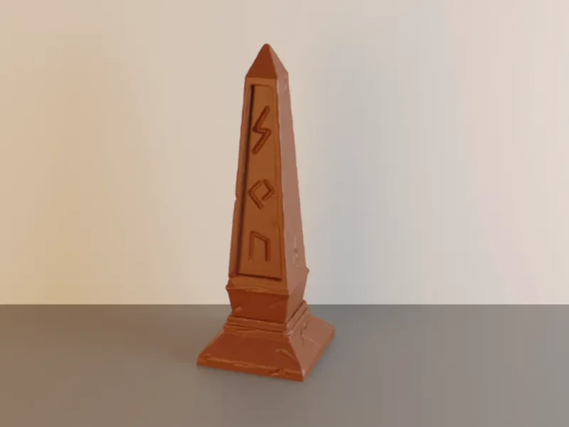 Ruined Obelisk - DND terrain