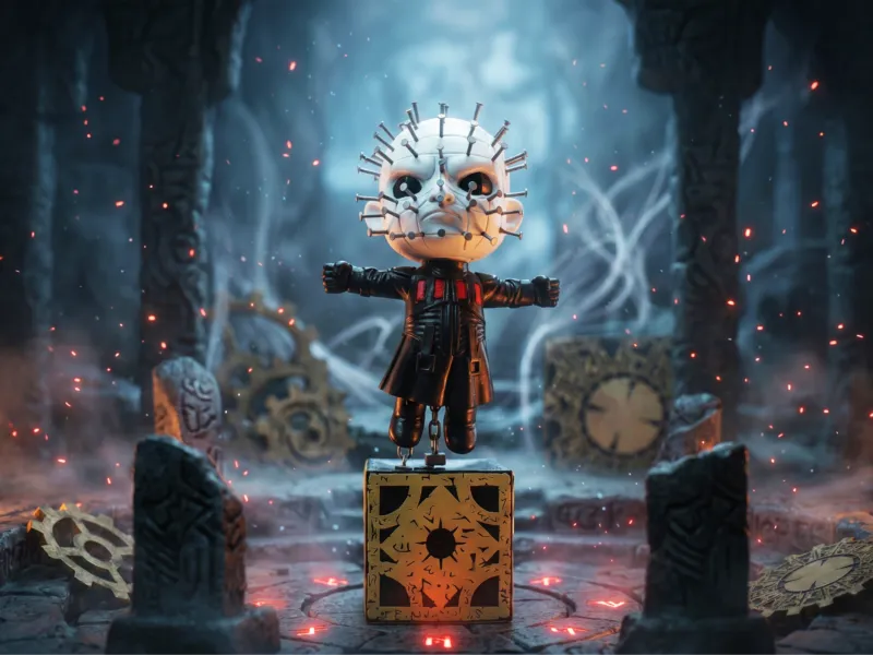 AIR Pinhead: Figura Chibi Levitante NO AMS Multicolore