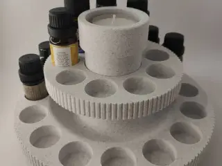 Rotating Essential Oils Display