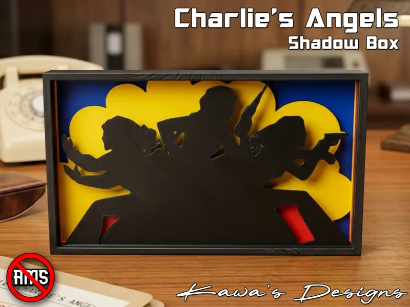 Charlie's Angels Shadow Box