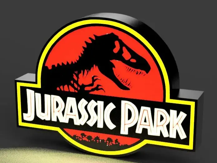 Jurassic Park Logo Light
