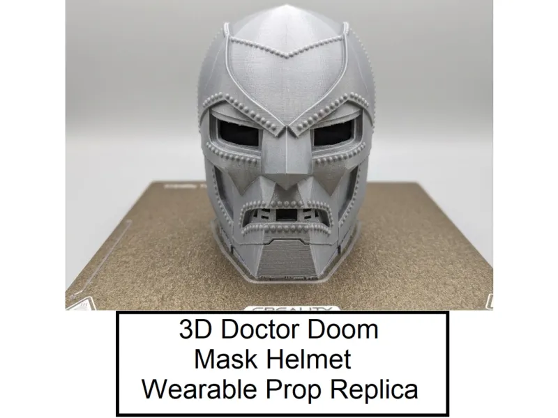 3D Doctor Doom Mask | Helmet / Wearable Prop Replica