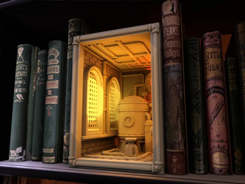 Booknook Sala Caldaie