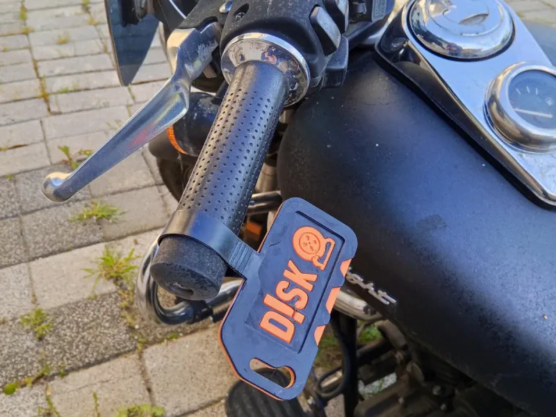 Recordatorio de Bloqueo de Disco de Motocicleta