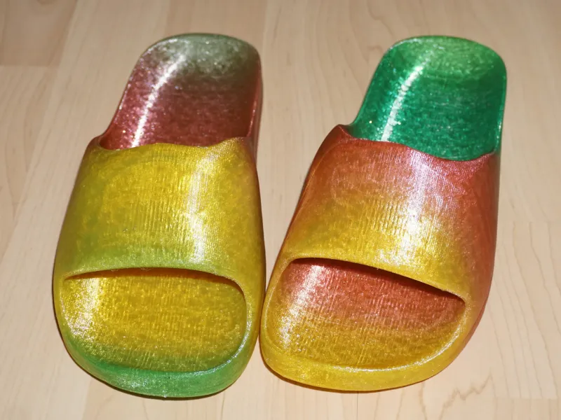 Chinelos Slide | Totalmente Impressos em 3D com TPU | Badeschuhe | Chinelo