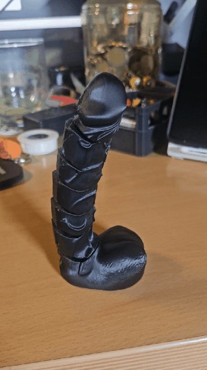 Dildo grande , polla llavero flexi