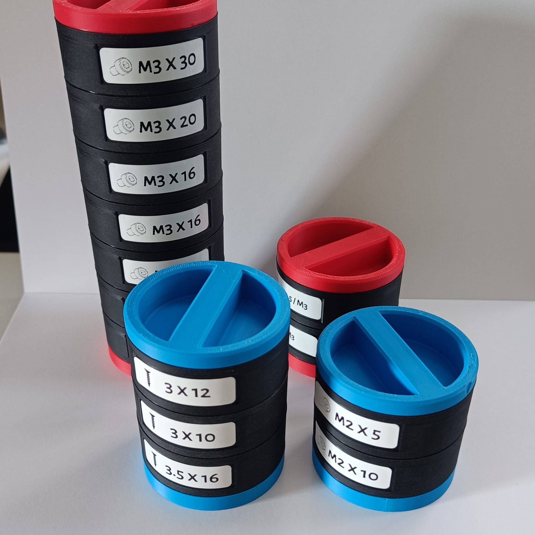 Twist Open Container - Home - PLA - 3D printed product