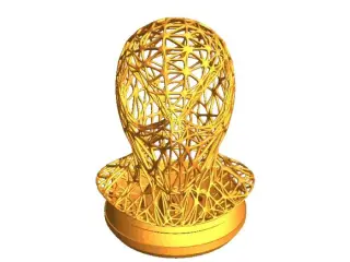 Web Stringy Spiderman Head