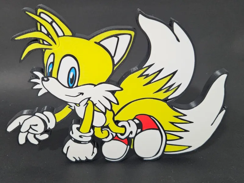 Tails Multipart Figure (Sonic) - Multicolor