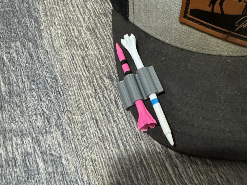 Hat Golf Tee Holder