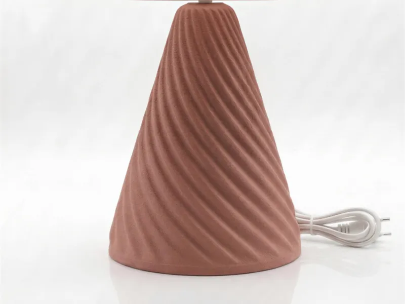 Twist Helical Table Lamp - Modern Spiral Bedside Lighting