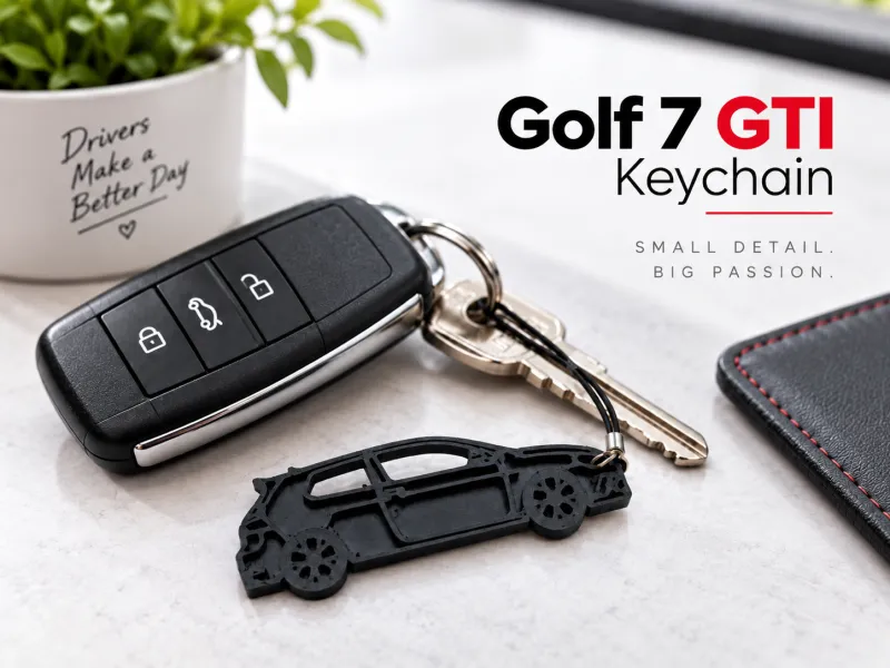 VW Golf 7 GTI keychain
