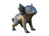 Mystical Frilled Salamander Creature-0
