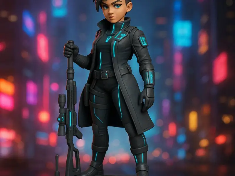 NYXA – The Neon Marksman front