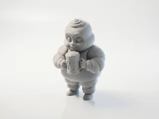 Michelin Man Beer Figurine Collectible 3D Printable