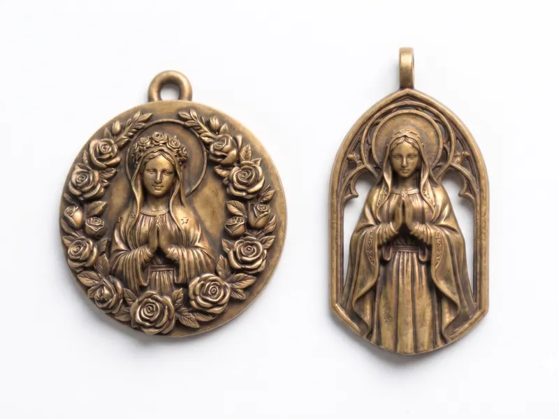 Virgin Mary pendants