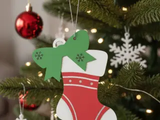bota de  feliz navidad