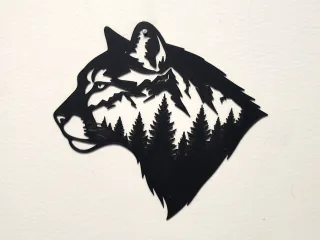 Cougar wallart