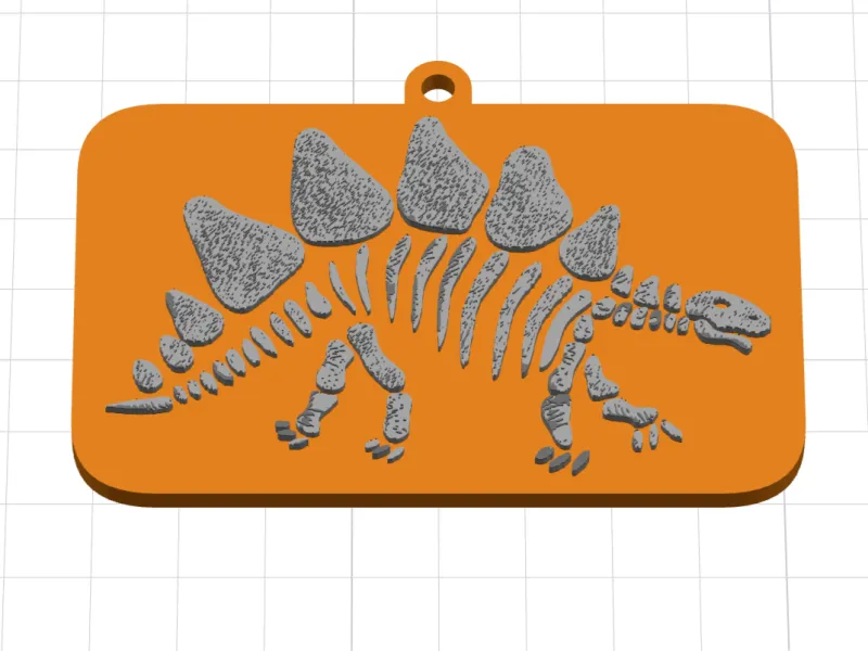 Dino Keychain