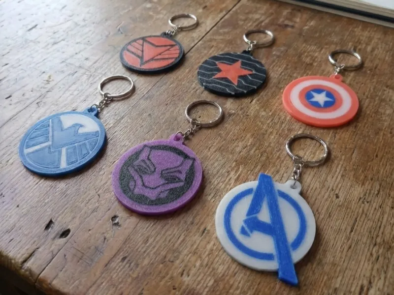 Set di portachiavi Marvel Power Alliance