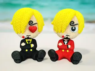 Sanji - Knitted - Crochet - One PIece - Multipart