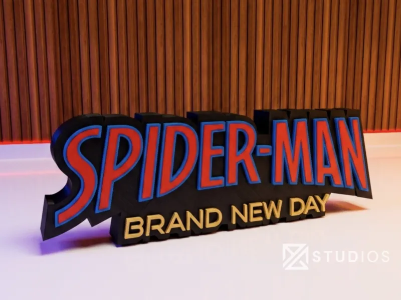 logo spiderman brand new day