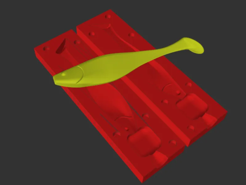 NARVAL COMMANDER SHAD 140mm — Molde de Injeção (Otimizado para FDM,
