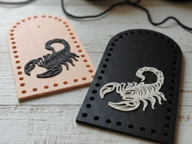Scorpion Side Panel for Crochet Boston Bag
