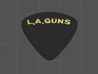 L.A. Guns guitar pick