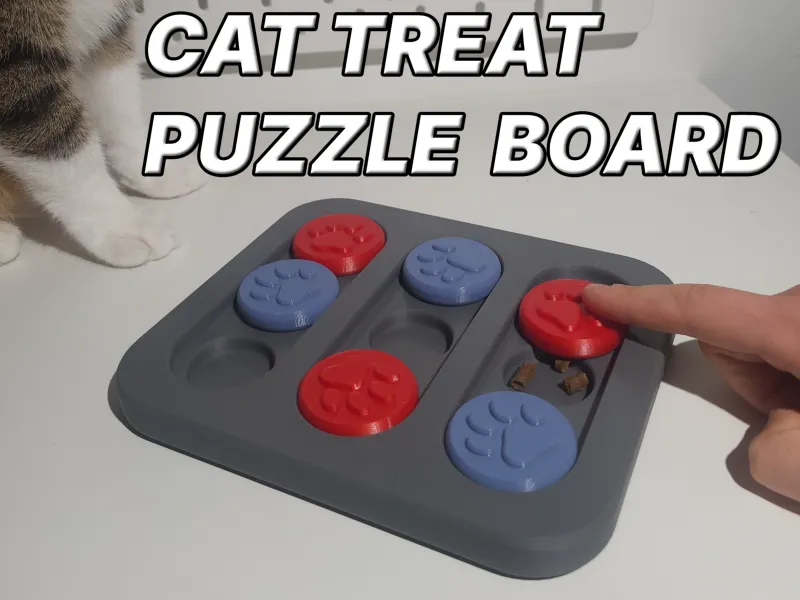 猫用おやつパズルボード