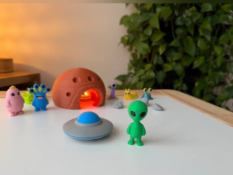 Aliens set + rekwisieten