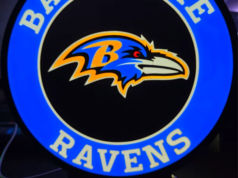 Baltimore Ravens Leuchtkasten
