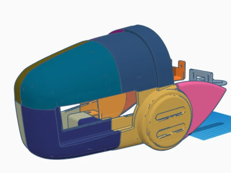 Open Sourced Protogen Head With VR lenses built in