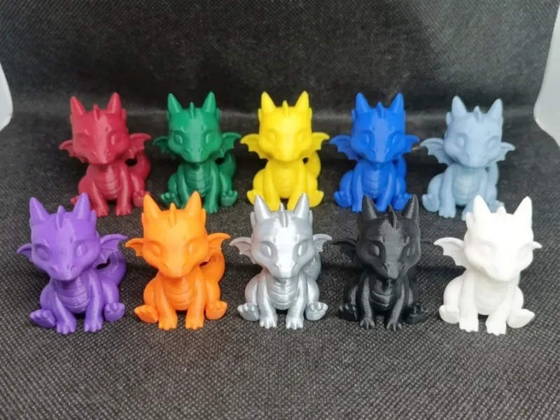 Cute Little Dragon Toy Figurine for Kids