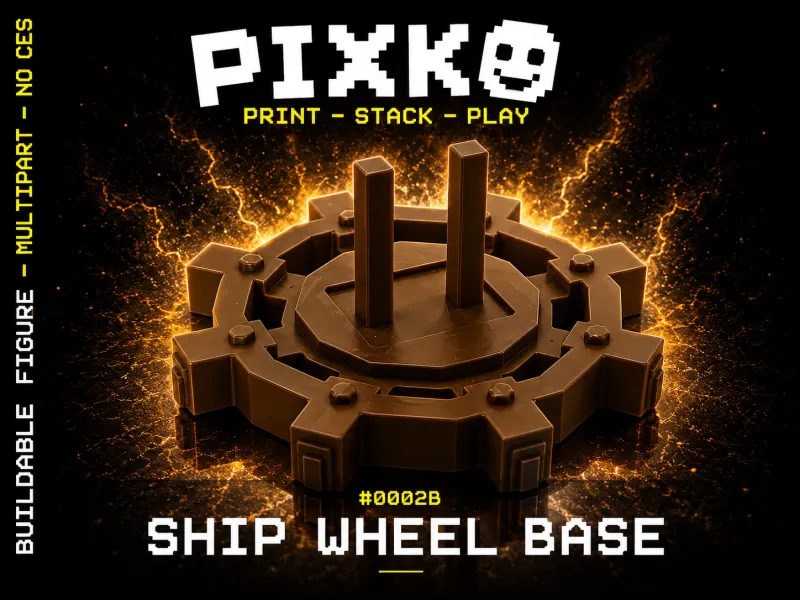 PIXKO - #0002B Shipwheel Base